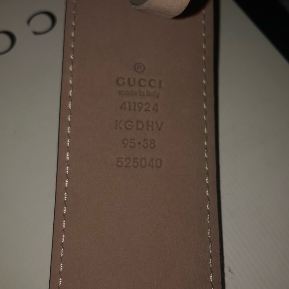 Gucci Supreme print belt grey/black - Picture 4 of 4
